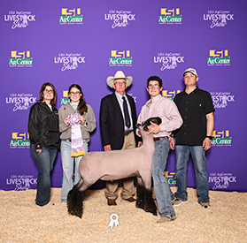 Reserve Crossbred Market Lamb
LSU Spring Show