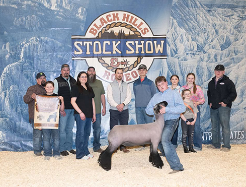 Champion Natural & 4th Overall Market Lamb
Black Hills Stock Show
